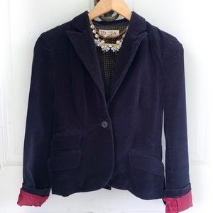 Blue Velvet Blazer by Hilfiger Europe